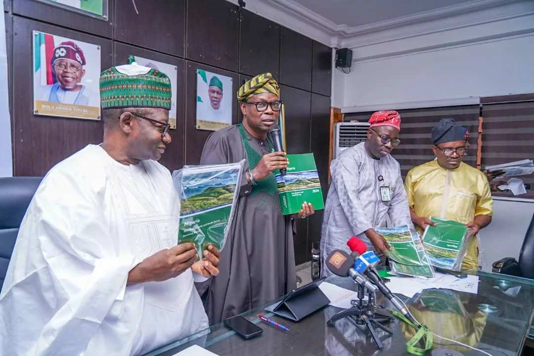 Launching of the 2024 NDGS Report by Dr. Iziaq Adekunle Salako Honourable Minister of State for Health & Social Welfare.