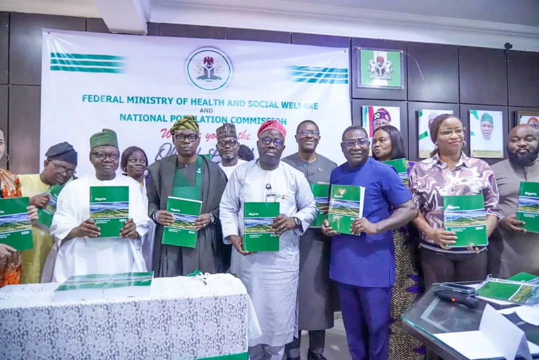 The Official Launching of The 2024 Nigeria National Demographic & Health Survey NDHS Report inside the Conference Room FMoHSW.