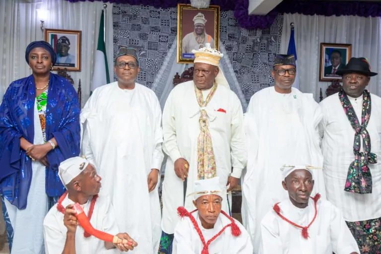 Pate Reaffirms Federal Commitment to Grassroots Health Delivery During Visit to Obong of Calabar.