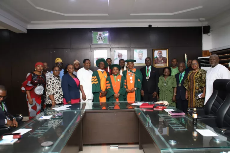 FMOHSW Rejoices with Mrs. Olufowobi-Yusuf Adeola O.mni on Conferment of Fellowship Award by ICCON.